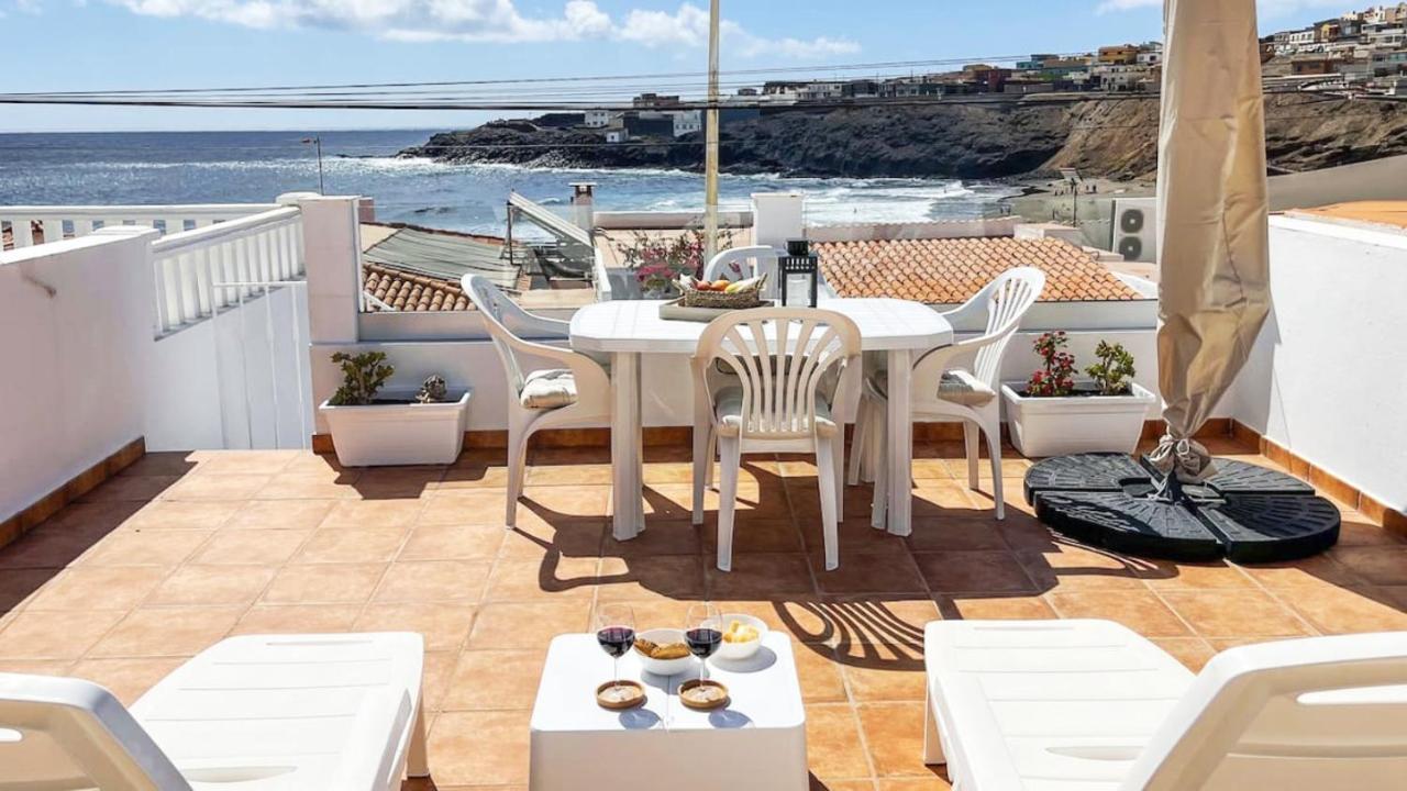 Harmony Beach House - 2Br Sea Views Terrace Villa Telde Exterior photo